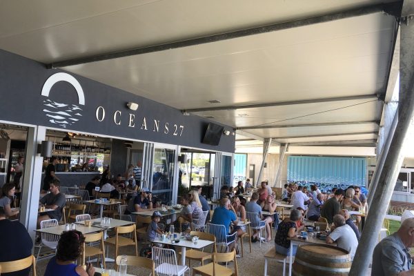 Oceans 27 Cafe Western Australia built with ASKIN Metric Roofing